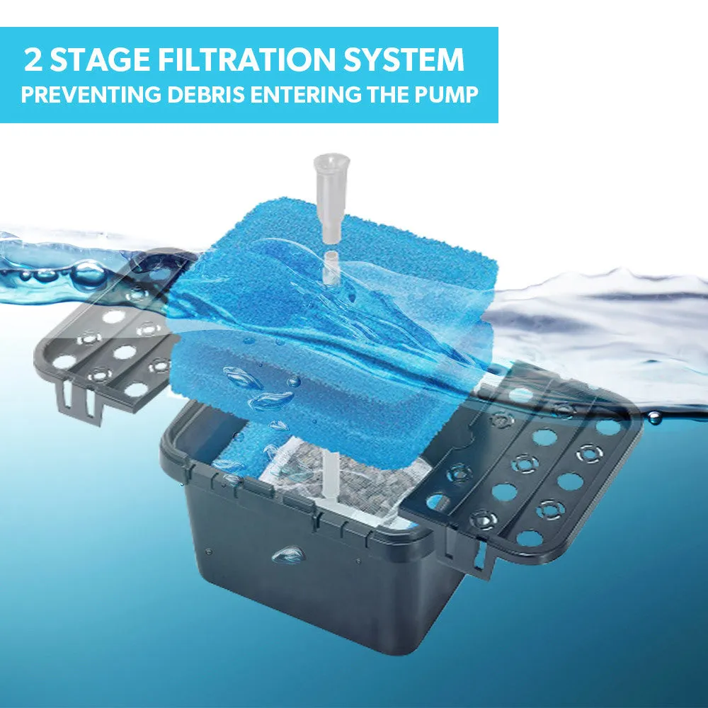 20W Solar Fountain Pump with Eco Filter for Garden Ponds