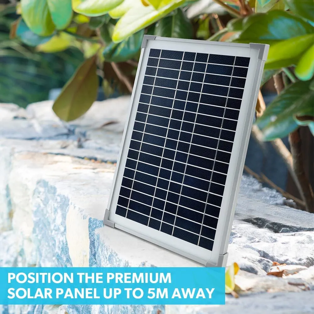 20W Solar Fountain Pump with Eco Filter for Garden Ponds