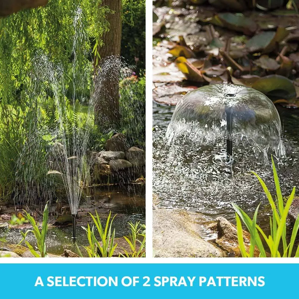 20W Solar Fountain Pump with Eco Filter for Garden Ponds