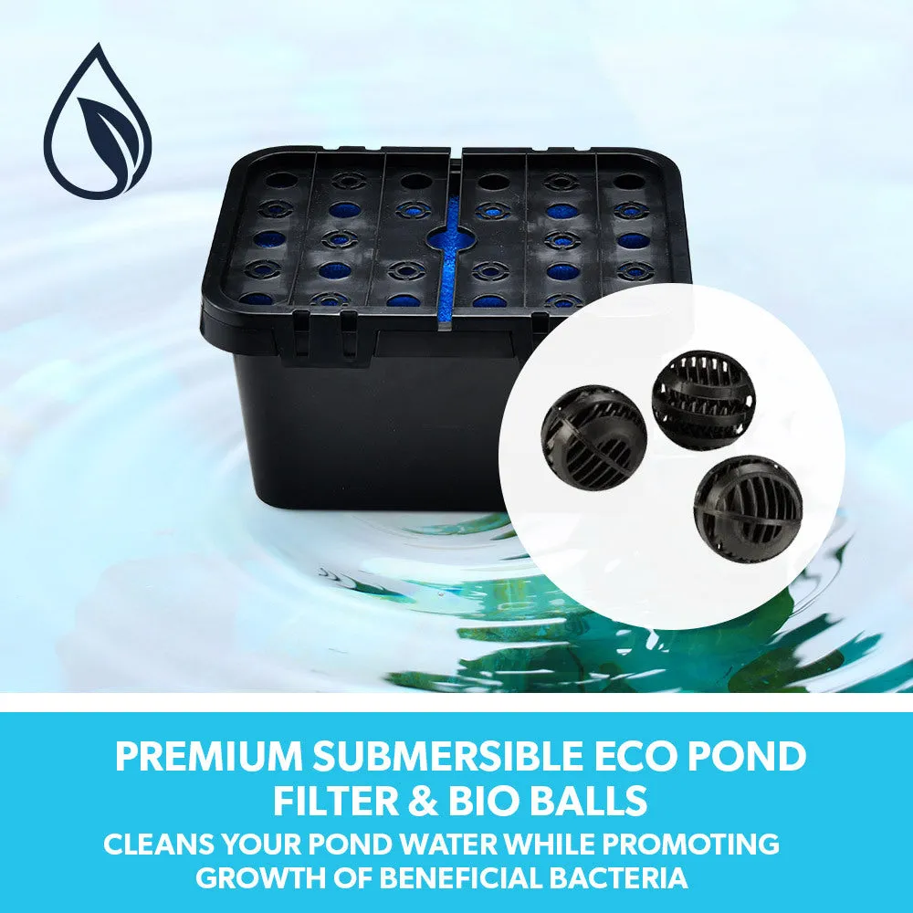 20W Solar Fountain Pump with Eco Filter for Garden Ponds