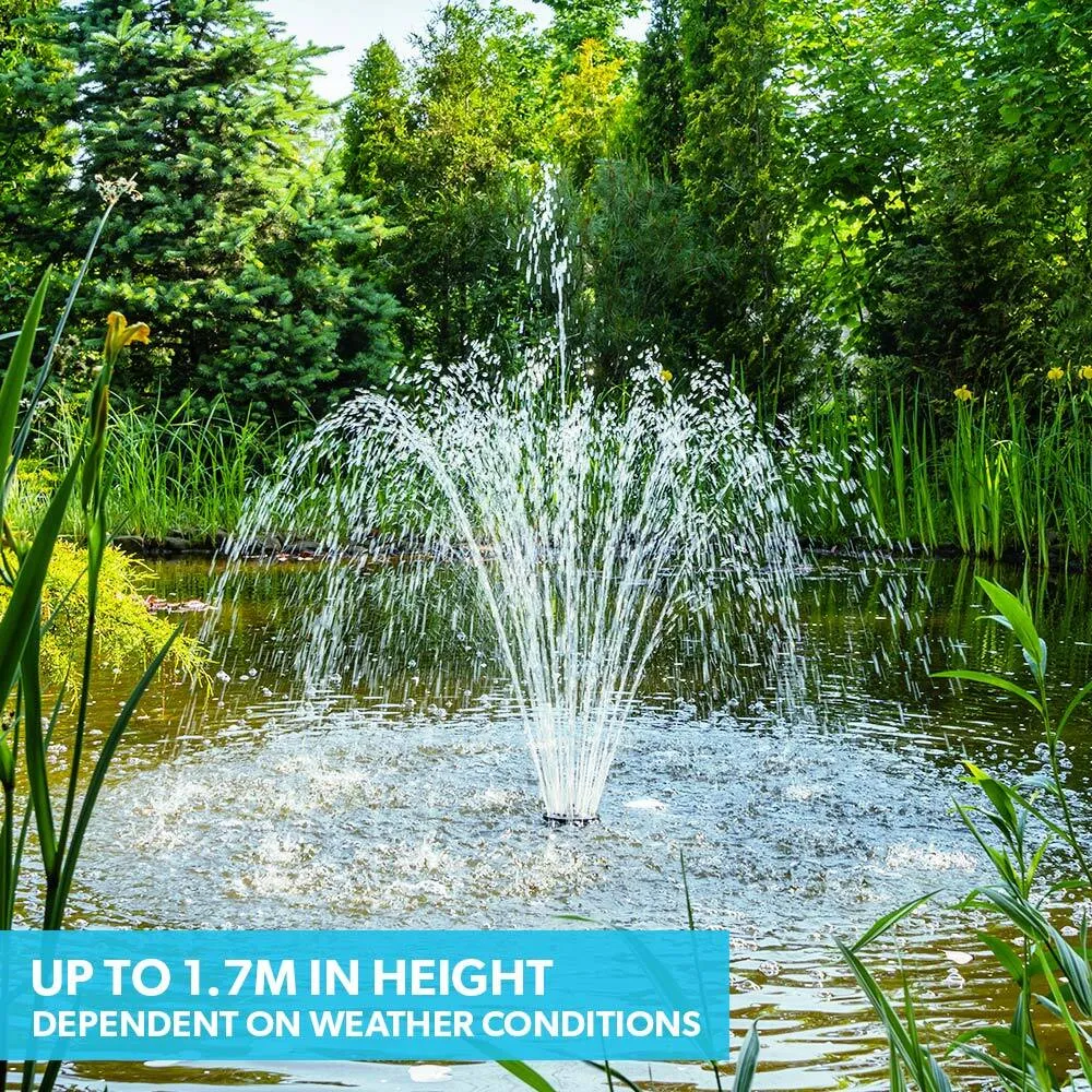 20W Solar Fountain Pump with Eco Filter for Garden Ponds