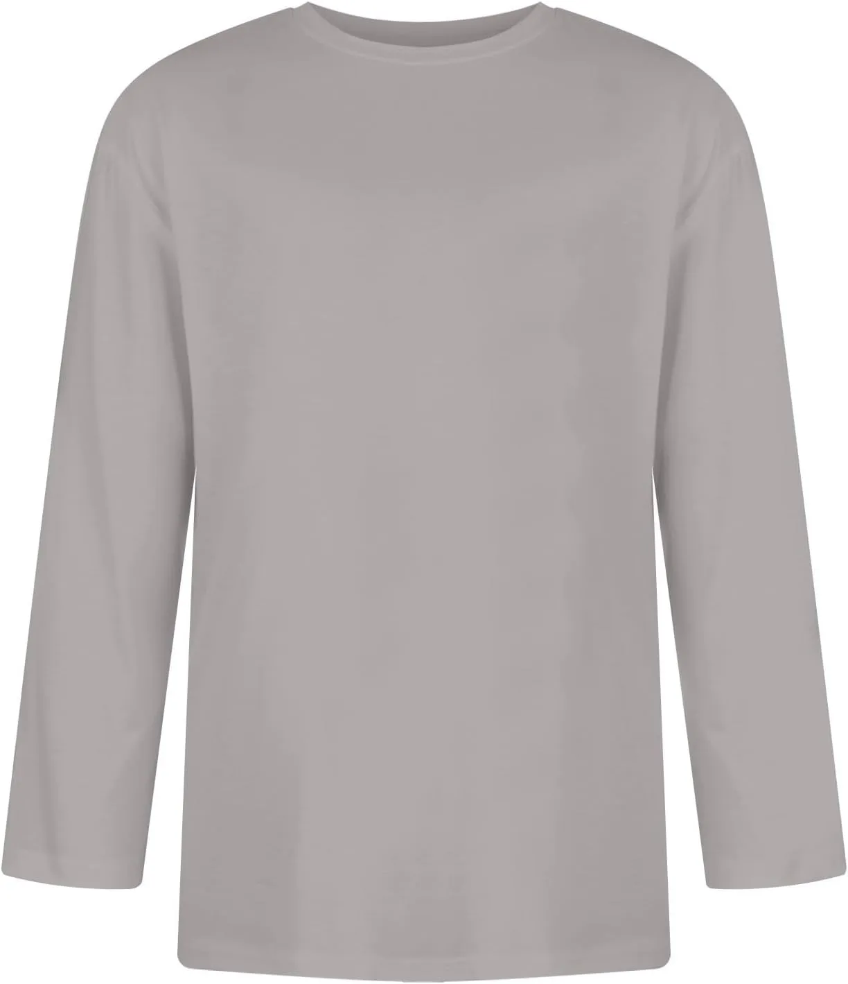3/4 Sleeve Shirt for Men Casual Crew Neck Baseball T-Shirts Solid Color Loose Fit Tees Three Quarter Sleeve T Shirts