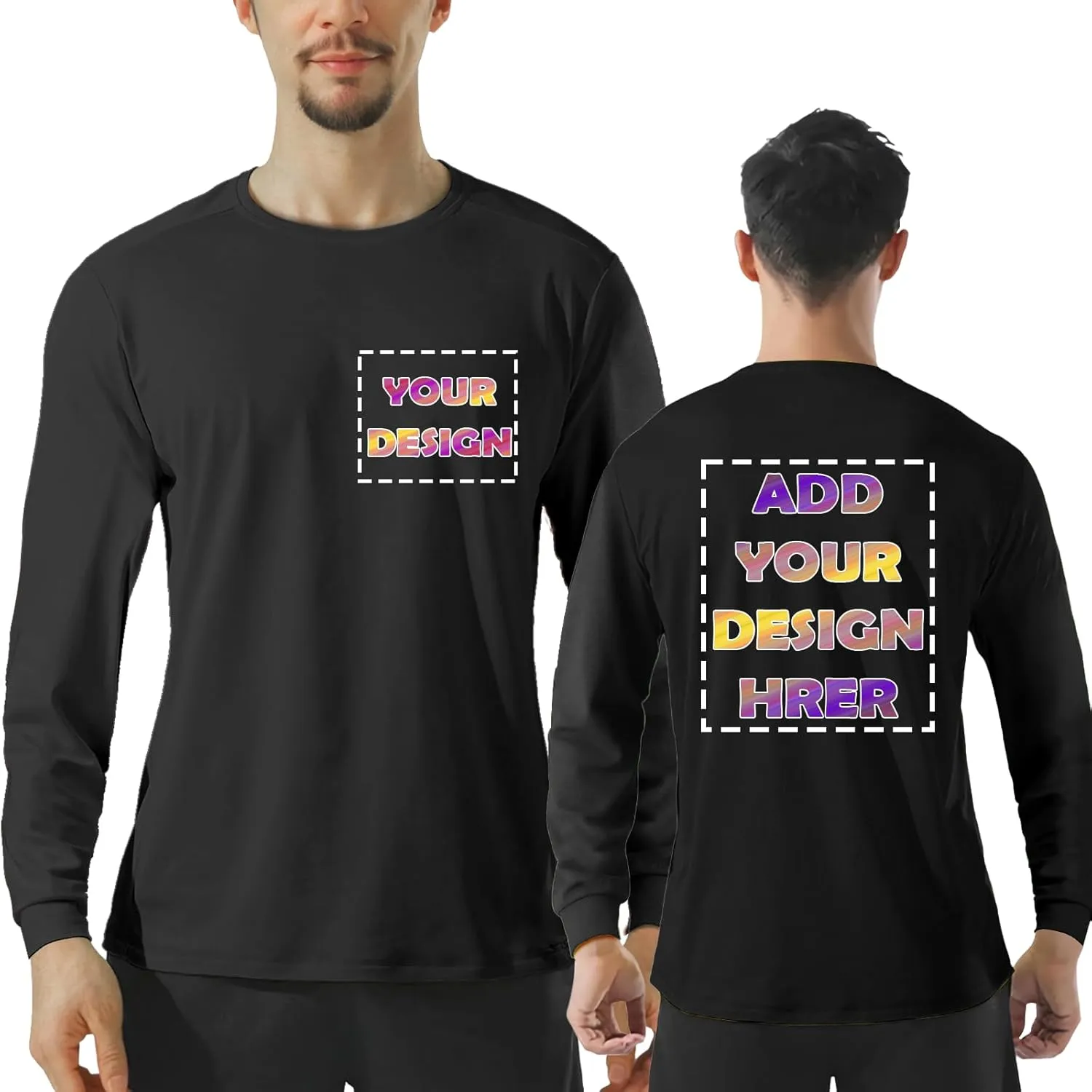 BeautyWill Custom Logo Mens T-Shirts Dry Fit Flourescent Work Shirts Athletic Construction Outdoor Activewear for Men