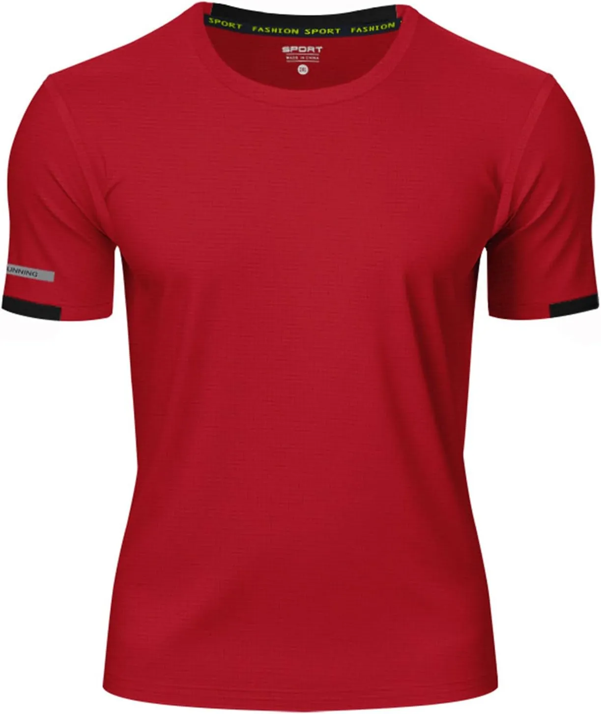 Beeswan Shirts for Men Short Sleeve Lightweight Athletic Running T Shirts Quick Dry Muscle Fit Moisture Wicking Tees