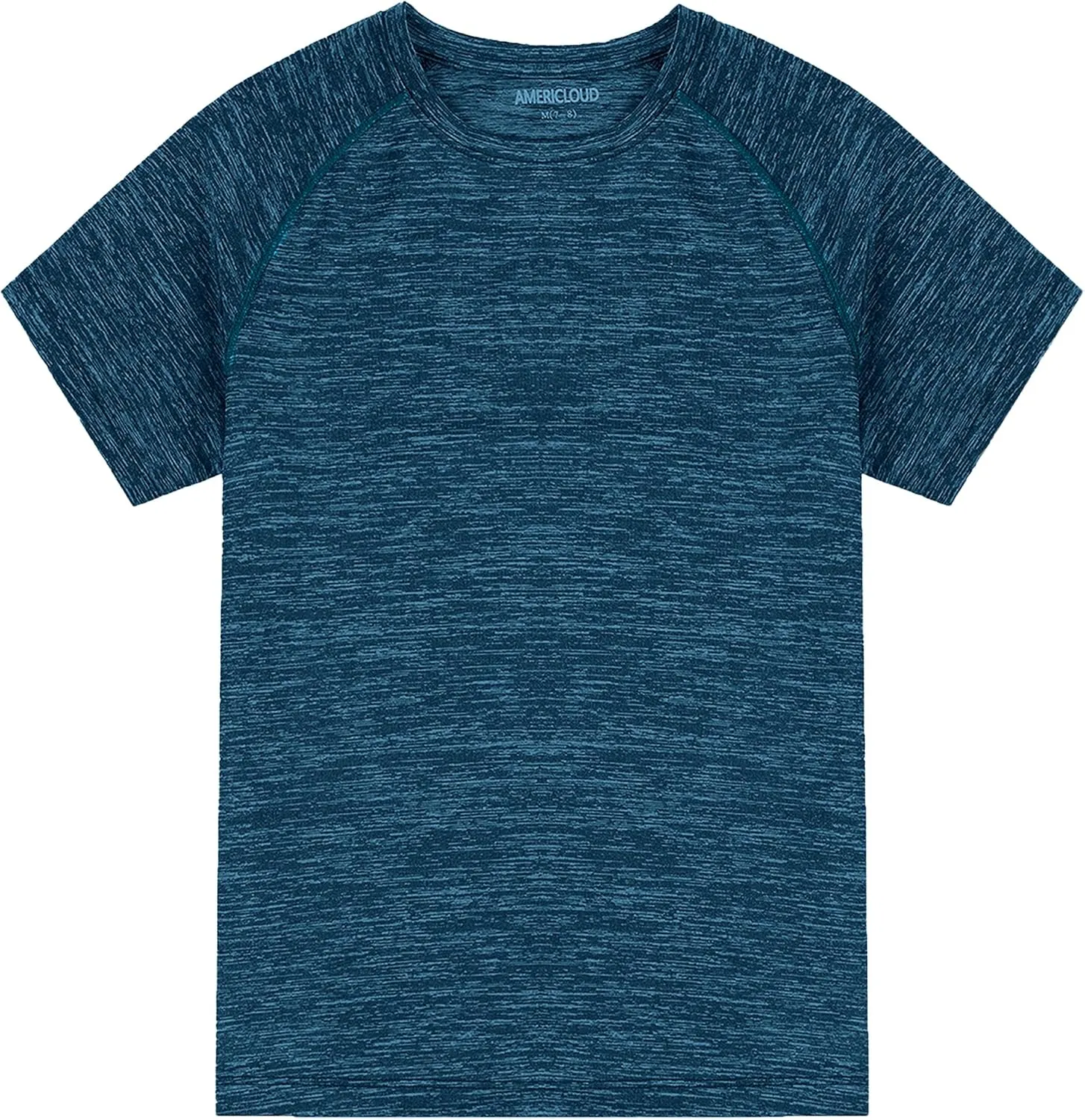 Boy's Quick Dry Short-Sleeve T-Shirts Active T Shirts for Boys 3-12 Years Old