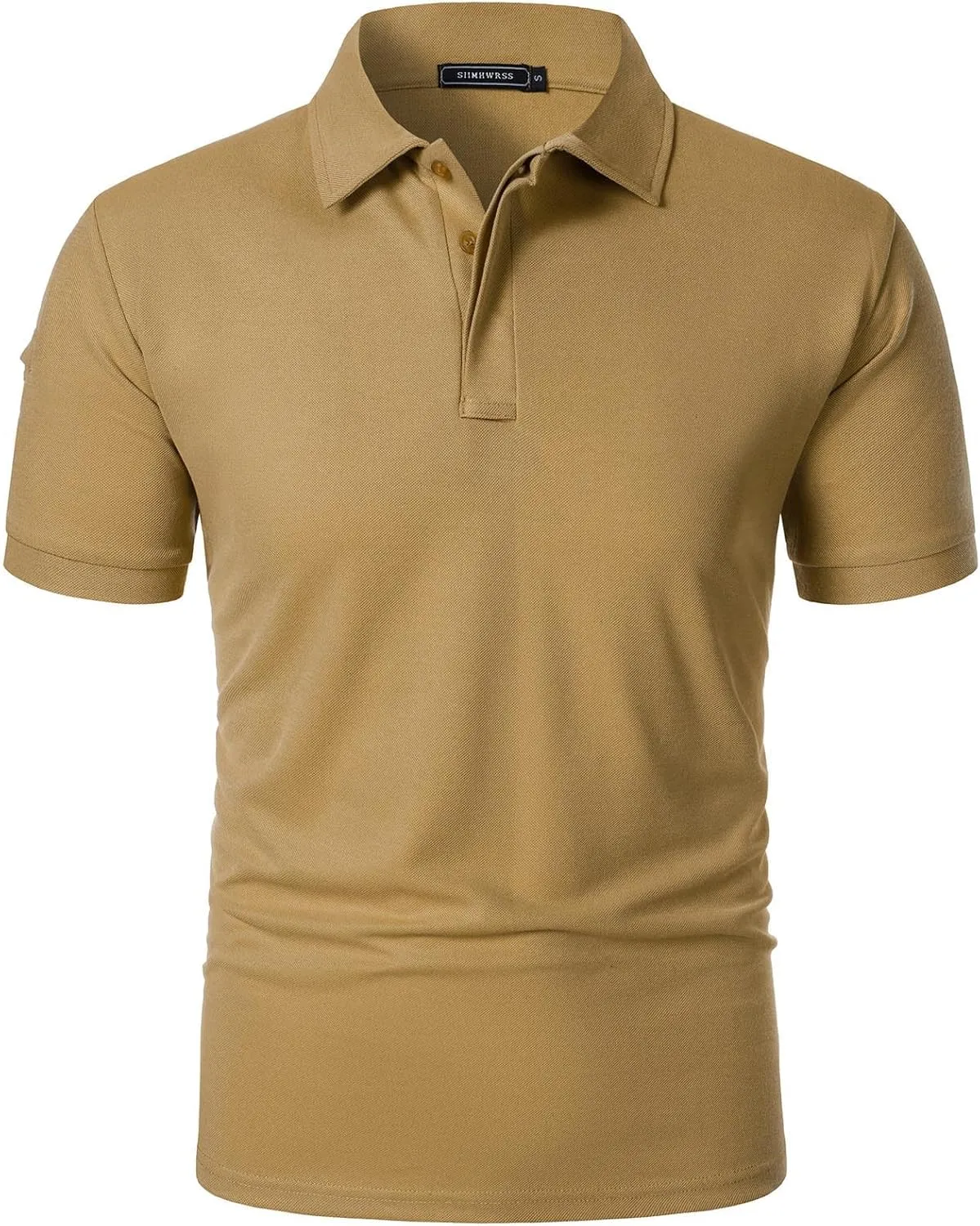 Business Henley Shirts Men Summer Lightweight Golf Tactical Short Sleeve Shirt Casual Moisture Wicking Quick Dry Tops