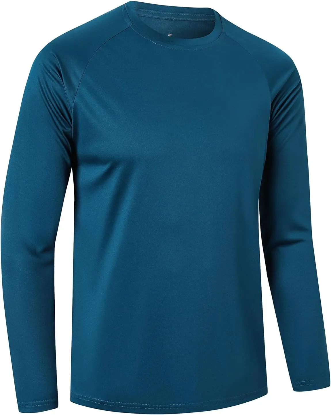 Cimic 5 Pack Men's Quick Dry Long Sleeve Shirts Moisture Wicking Sun Protection Performance T-Shirt Workout T Shirts Casual