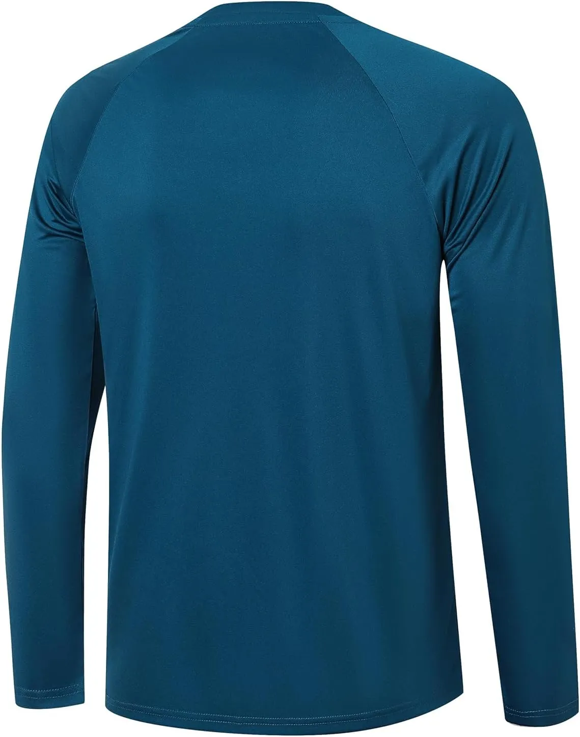 Cimic 5 Pack Men's Quick Dry Long Sleeve Shirts Moisture Wicking Sun Protection Performance T-Shirt Workout T Shirts Casual