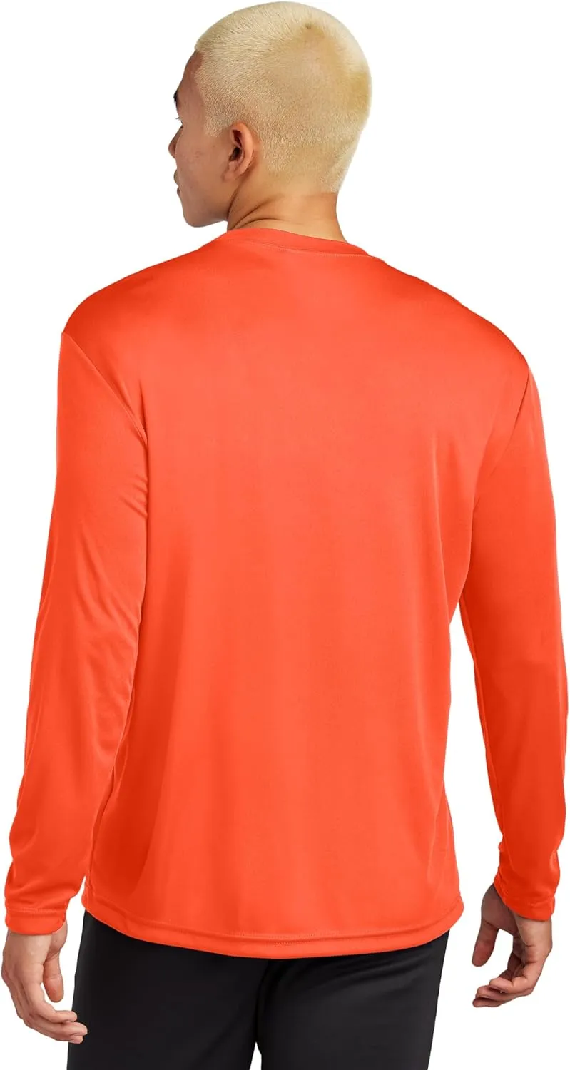 Clothe Co. Mens Long Sleeve Tee Shirts Moisture Wicking Dry Fit T-Shirts (Available in Big & Tall)