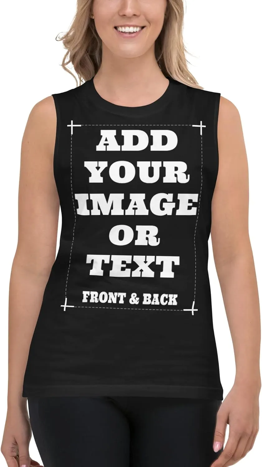Custom Shirts for Men & Women, Customized Personalized Tshirts, Design Your Own Shirts Front & Back