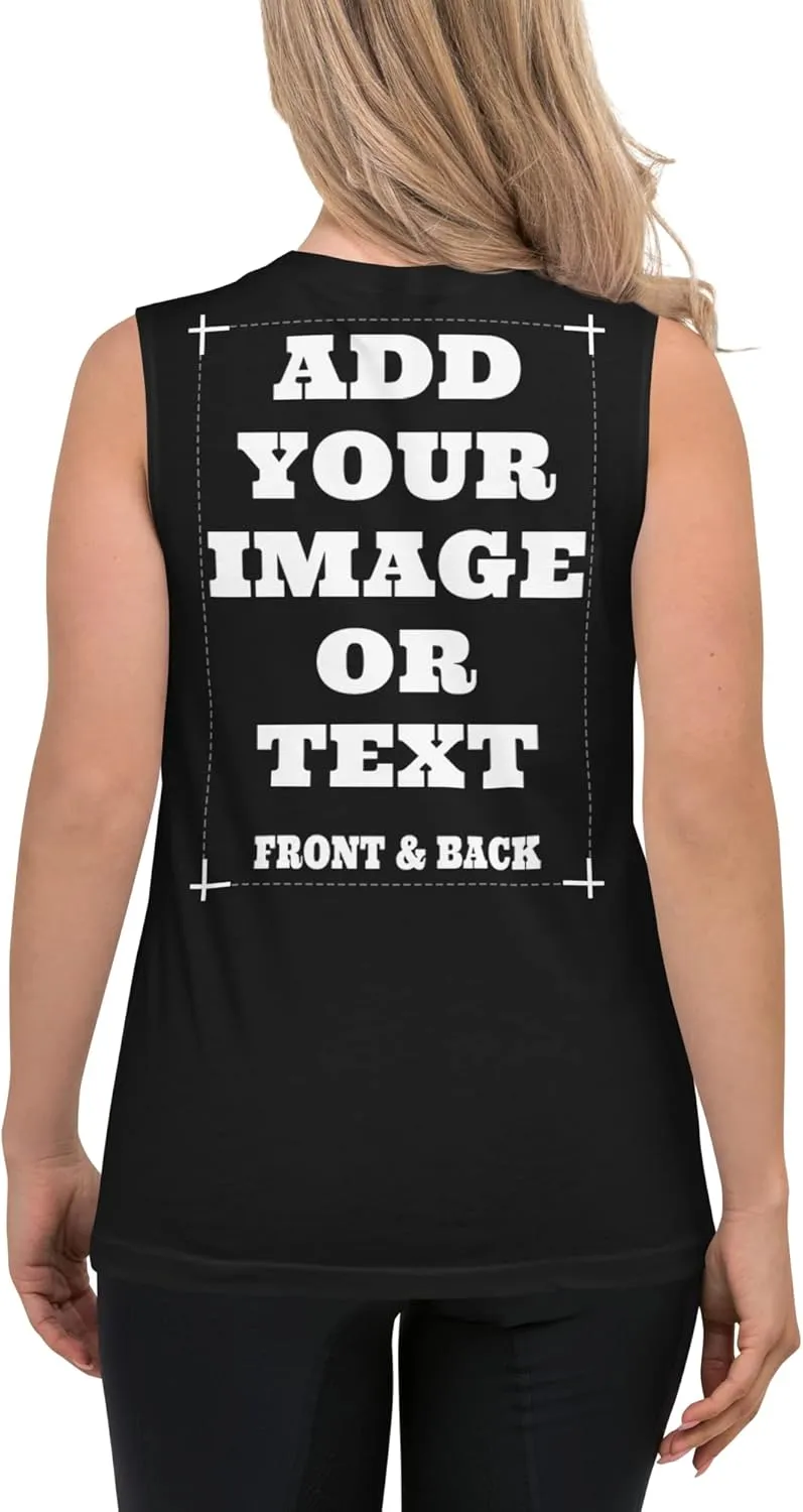 Custom Shirts for Men & Women, Customized Personalized Tshirts, Design Your Own Shirts Front & Back