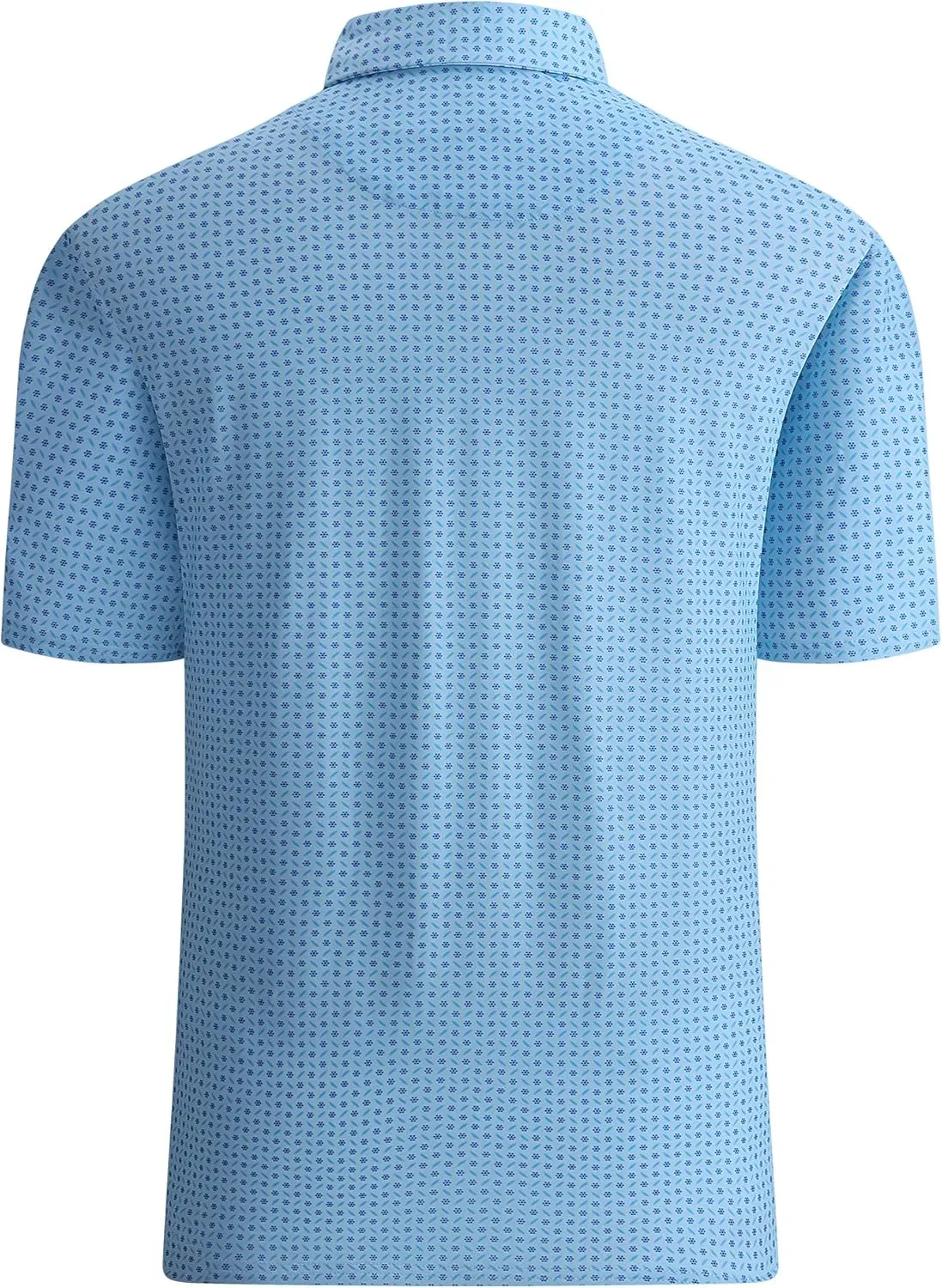 Damipow Premium Golf Shirts for Men Dry Fit Performance Polo Short Sleeve Collared Shirt