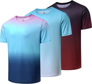 DEOLAX Mens T-Shirts Crew Neck Workout Short Sleeve Shirts Lightweight Soft Classic Casual Fit Muscle Tops Tee Shirt for Men