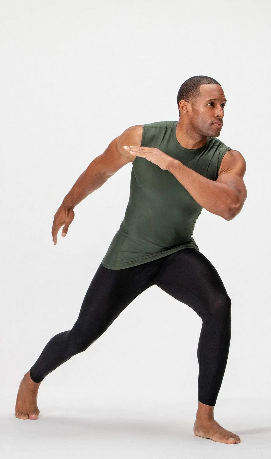 DEVOPS 3 Pack Men's Athletic Compression Shirts Sleeveless