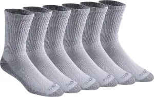 Dickies Men's Dri-Tech Mid-Crew Comfort Length Moisture Control Socks, Multipack