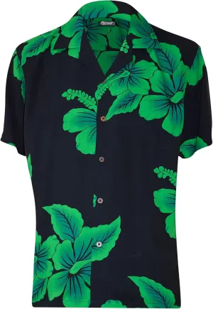 Favant Hawaiian Shirts - Hibiscus Comfortable Hawaiian Beach Shirt for Men. Lightweight Mens Hawaiian Shirts Dries Quickly