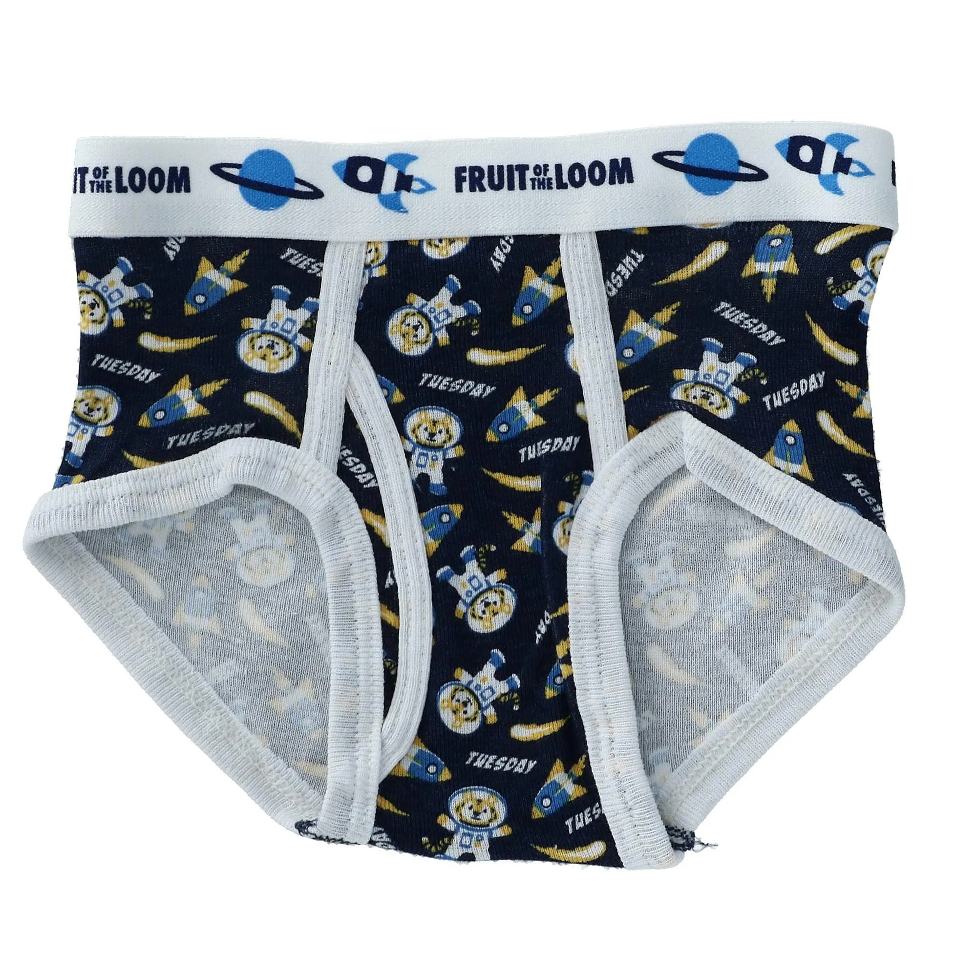 Fruit of the Loom Toddler Boys Days of the Week Briefs Underwear (7 Pair Pack)