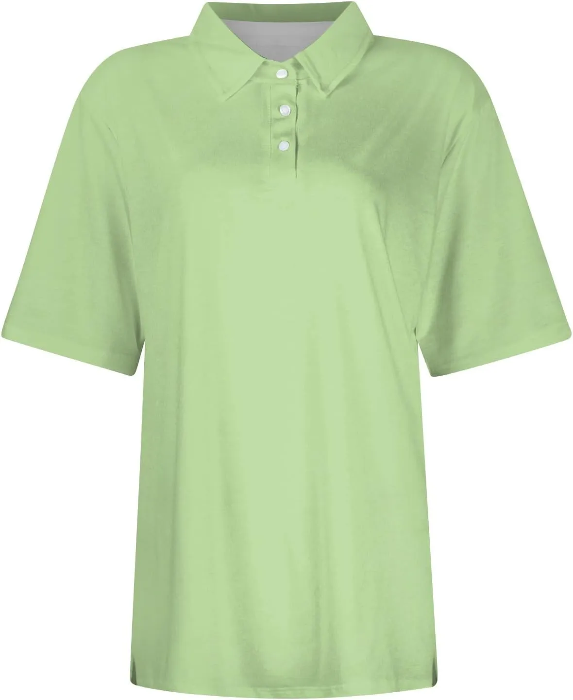 Golf Polo Shirts for Women 2025 Summer Quick Dry Short Sleeve Button Down Shirt Dressy Casual Lightweight Work Tops