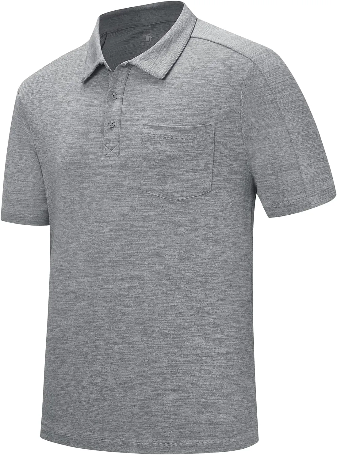 Gopune Men's Polo Shirts Short Sleeve Dry Fit Casual Sports Golf Collared Shirts with Pocket