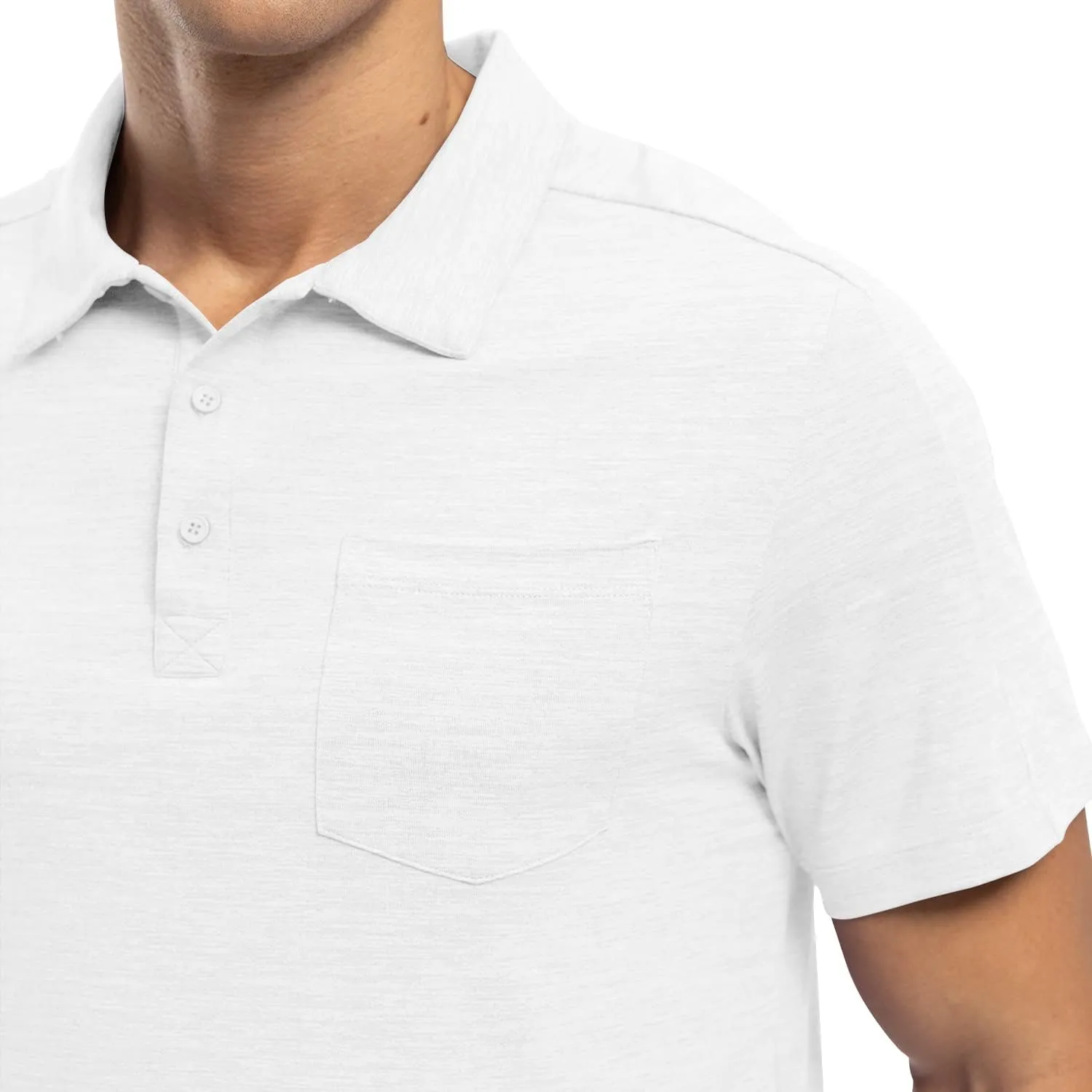 Gopune Men's Polo Shirts Short Sleeve Dry Fit Casual Sports Golf Collared Shirts with Pocket
