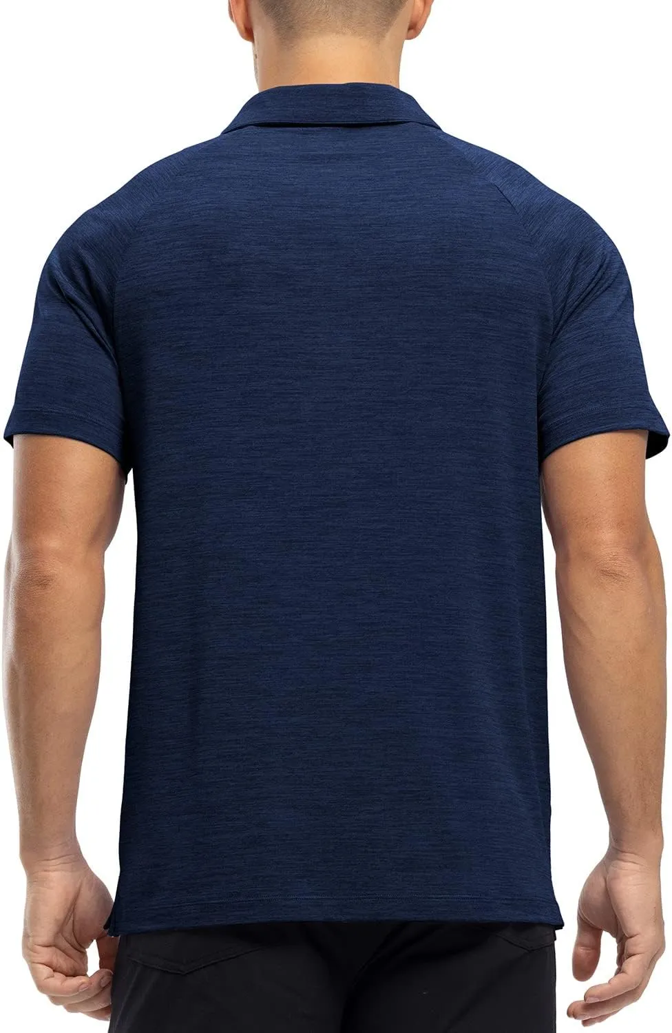 Gopune Men's Polo Shirts Short Sleeve Dry Fit Casual Sports Golf Collared Shirts with Pocket