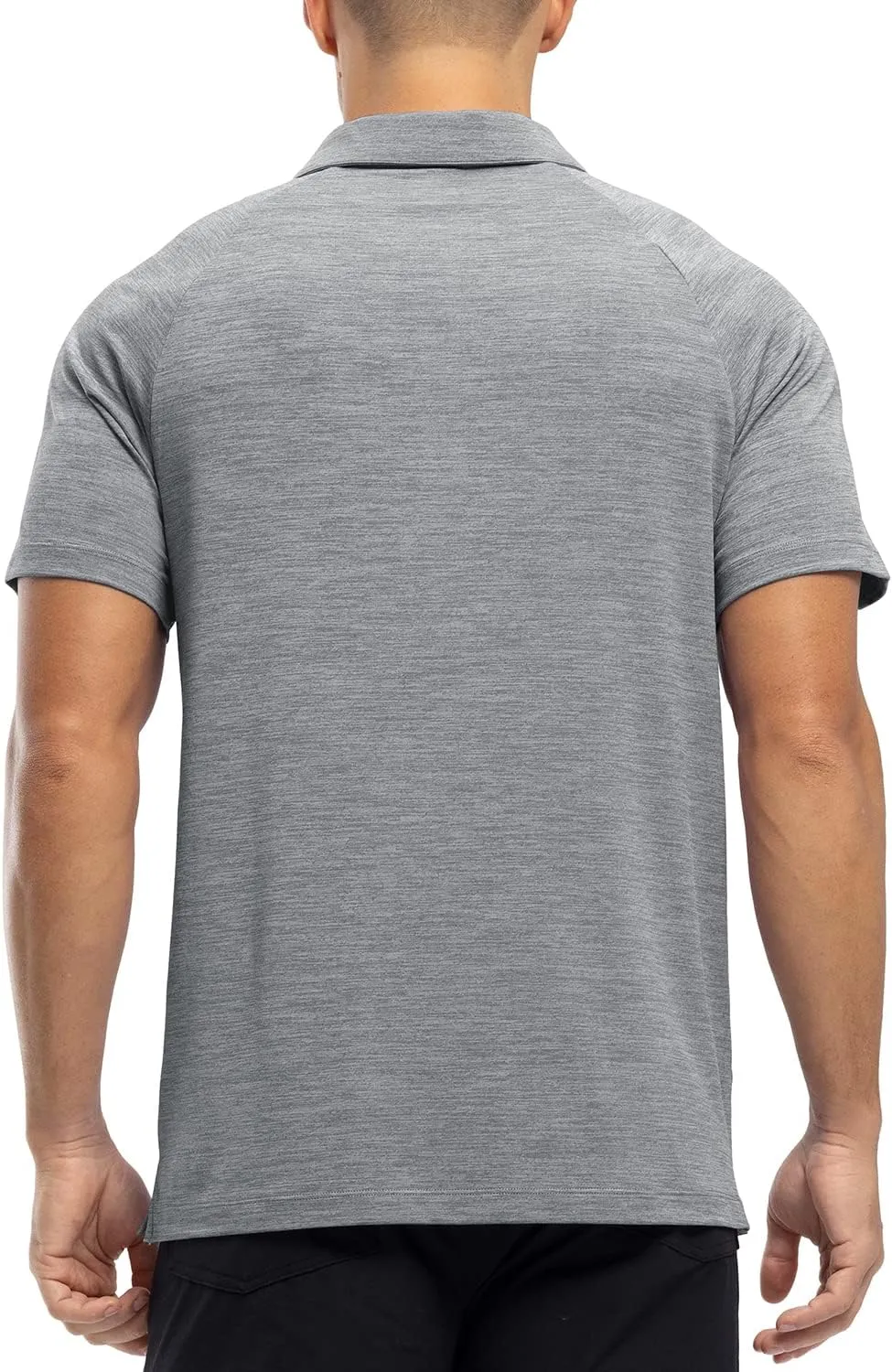 Gopune Men's Polo Shirts Short Sleeve Dry Fit Casual Sports Golf Collared Shirts with Pocket