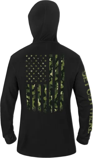 GOT Sports UPF 50  Hooded Fishing Shirt for Men Women - Long Sleeve Hoodie T Shirts - UV Sun Protection, Lightweight