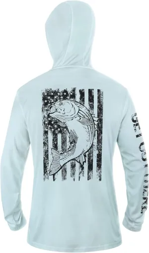 GOT Sports UPF 50  Hooded Fishing Shirt for Men Women - Long Sleeve Hoodie T Shirts - UV Sun Protection, Lightweight