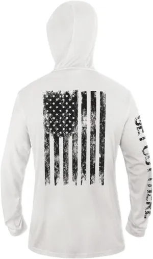 GOT Sports UPF 50  Hooded Fishing Shirt for Men Women - Long Sleeve Hoodie T Shirts - UV Sun Protection, Lightweight