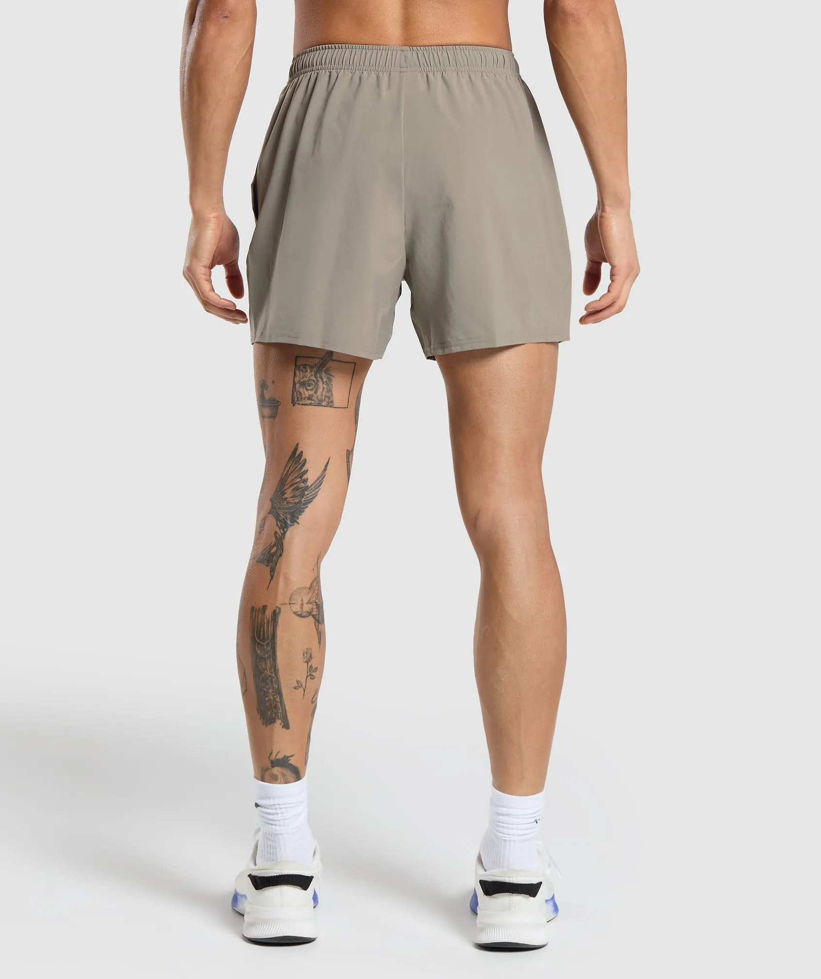 Gymshark Arrival 5" Shorts - Linen Brown