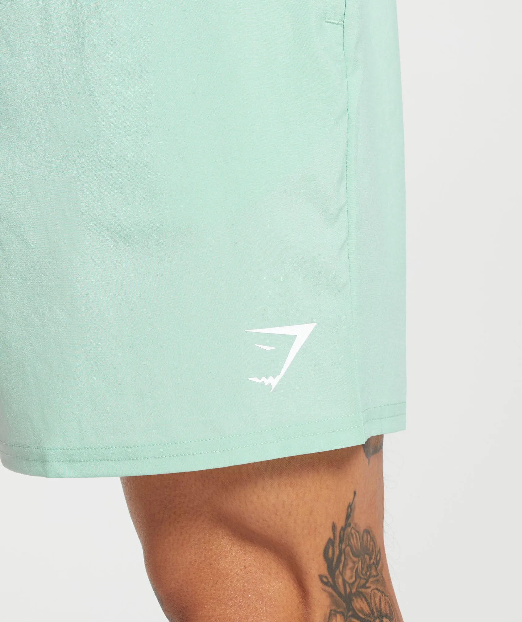 Gymshark Arrival 7" Shorts - Lido Green