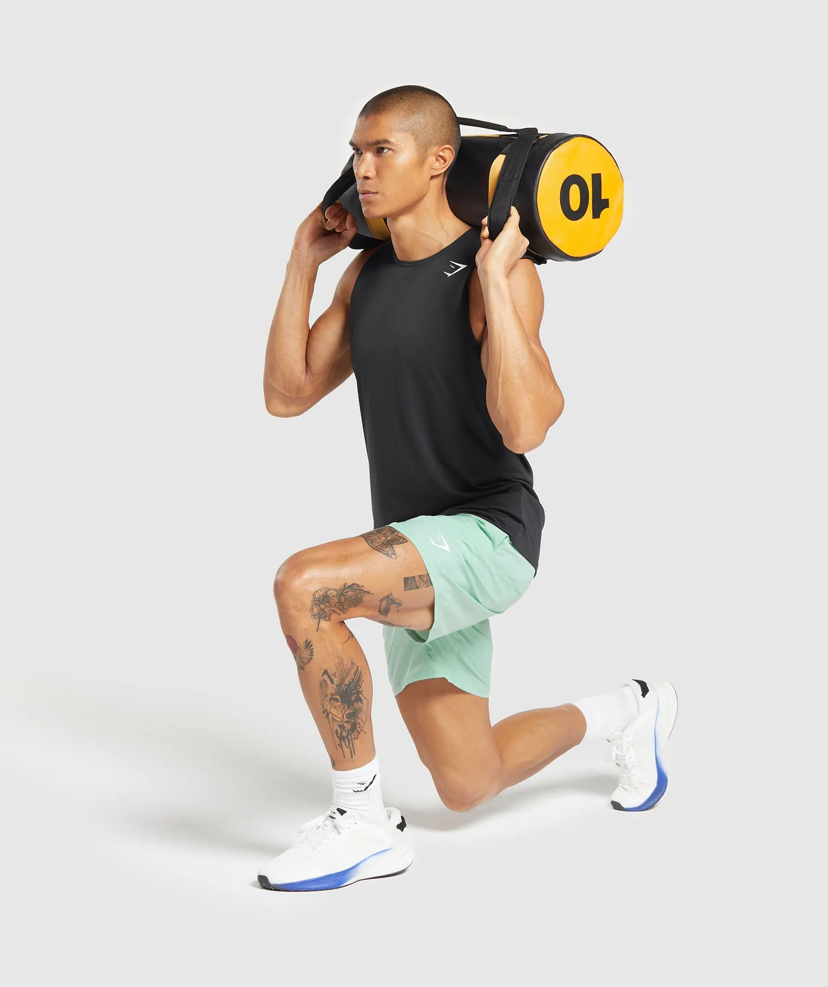 Gymshark Arrival 7" Shorts - Lido Green