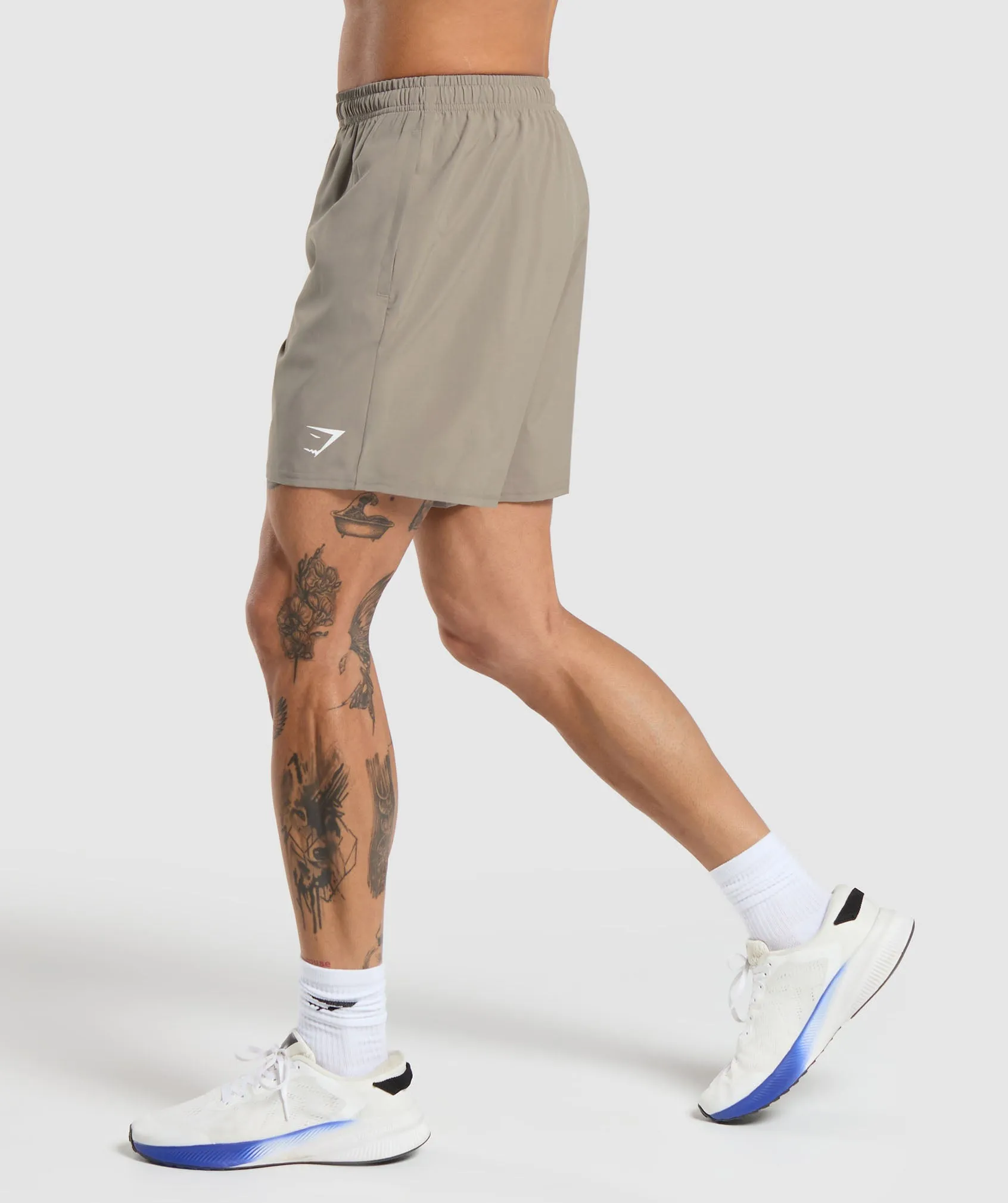 Gymshark Arrival 7" Shorts - Linen Brown