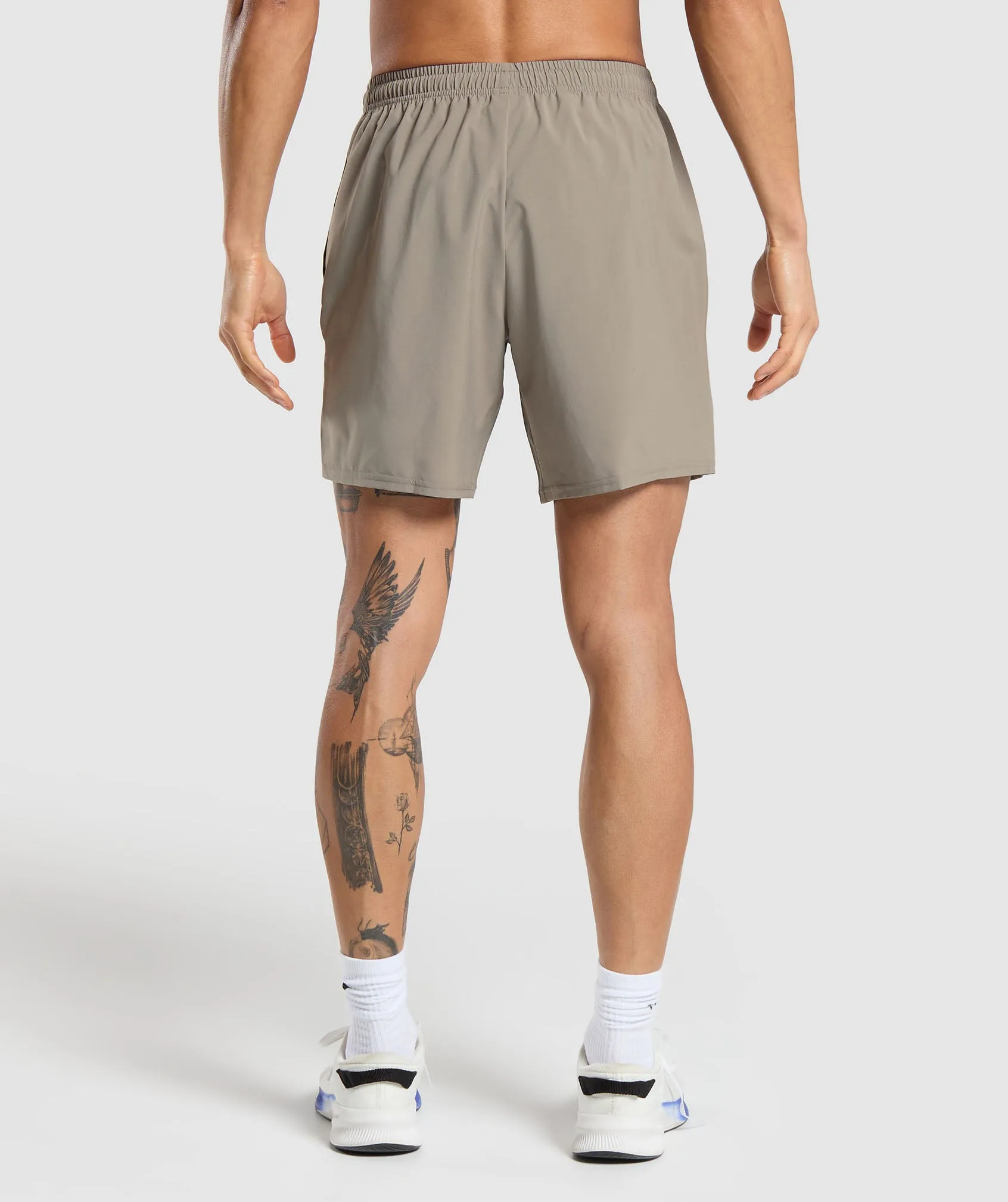 Gymshark Arrival 7" Shorts - Linen Brown