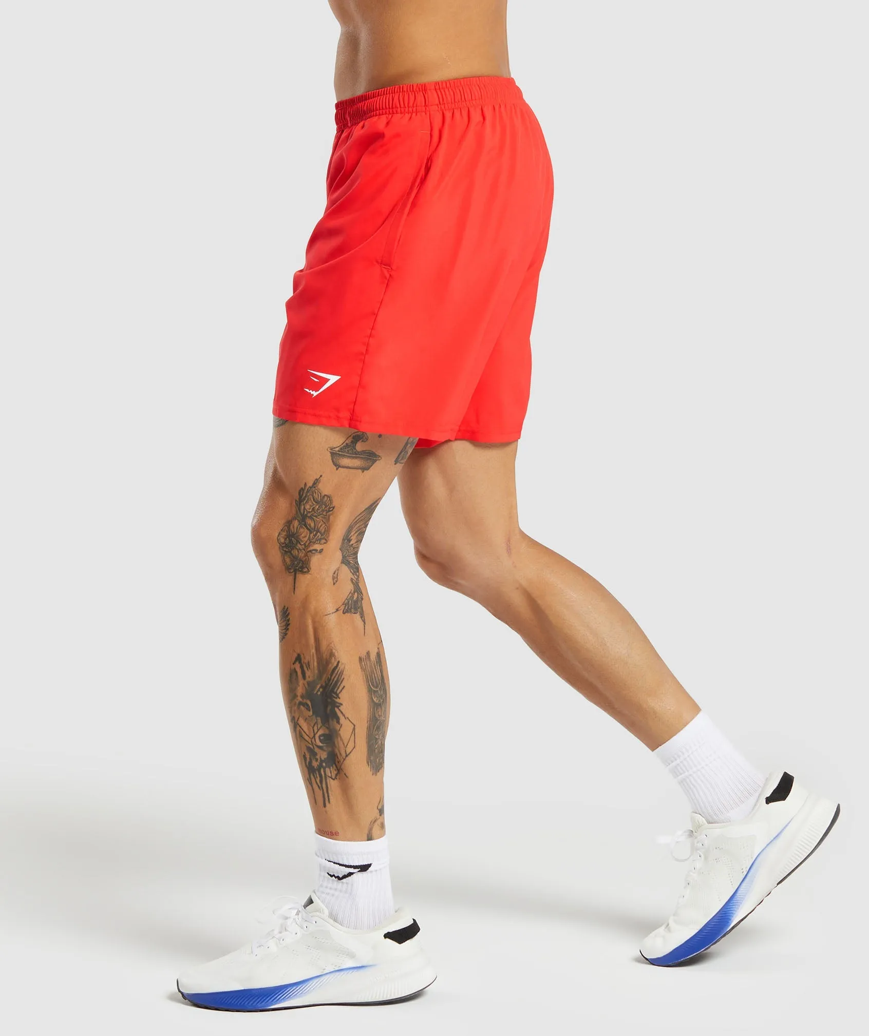 Gymshark Arrival 7" Shorts - Pow Red