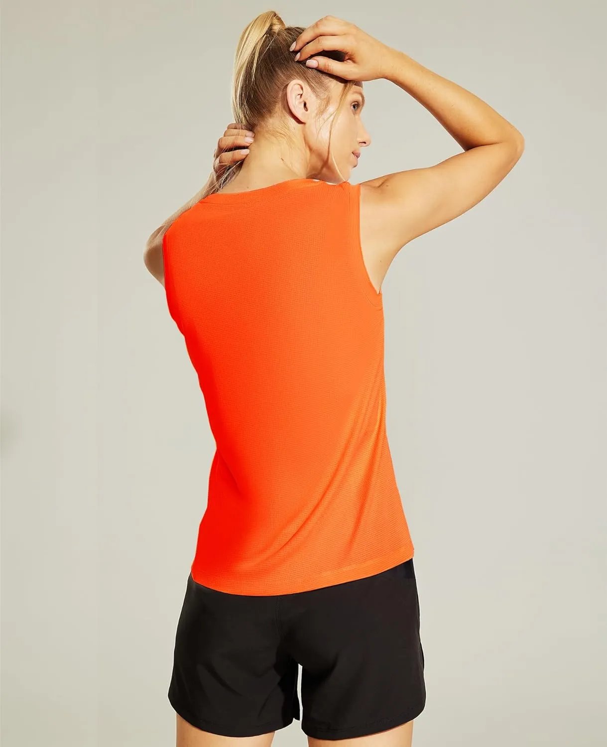 Haimont Women's Workout Tank Tops Mesh Quick Dry Sleeveless Shirts Athletic Shirts for Running Yoga Gym