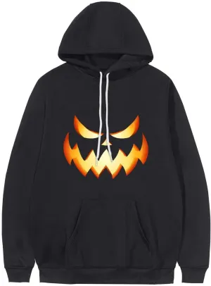 Halloween Clothes Casual Fashion Halloween Printed Hoodie Toddler Halloween Sweatshirt Boy Gothic Clothes For Women