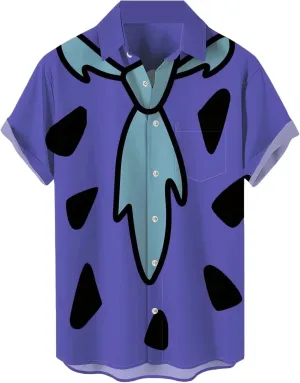 Hawaiian Bowling Shirts for Men Short Sleeve Printed Regular Fit Summer Beach Casual Button Down Aloha Shirts