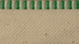 Headband Green & White Silk