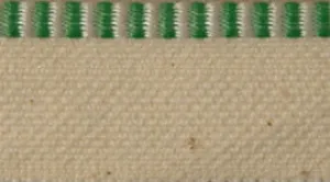 Headband Green & White Silk