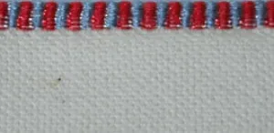 Headband Red & Grey Silk