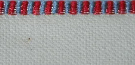 Headband Red & Grey Silk