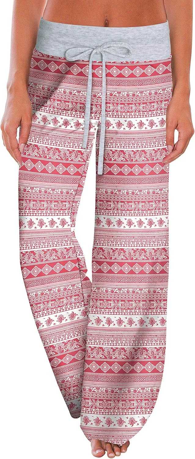 Herose Tall Ladies Soft Flared Leggings Pants Floor Length S-2XL