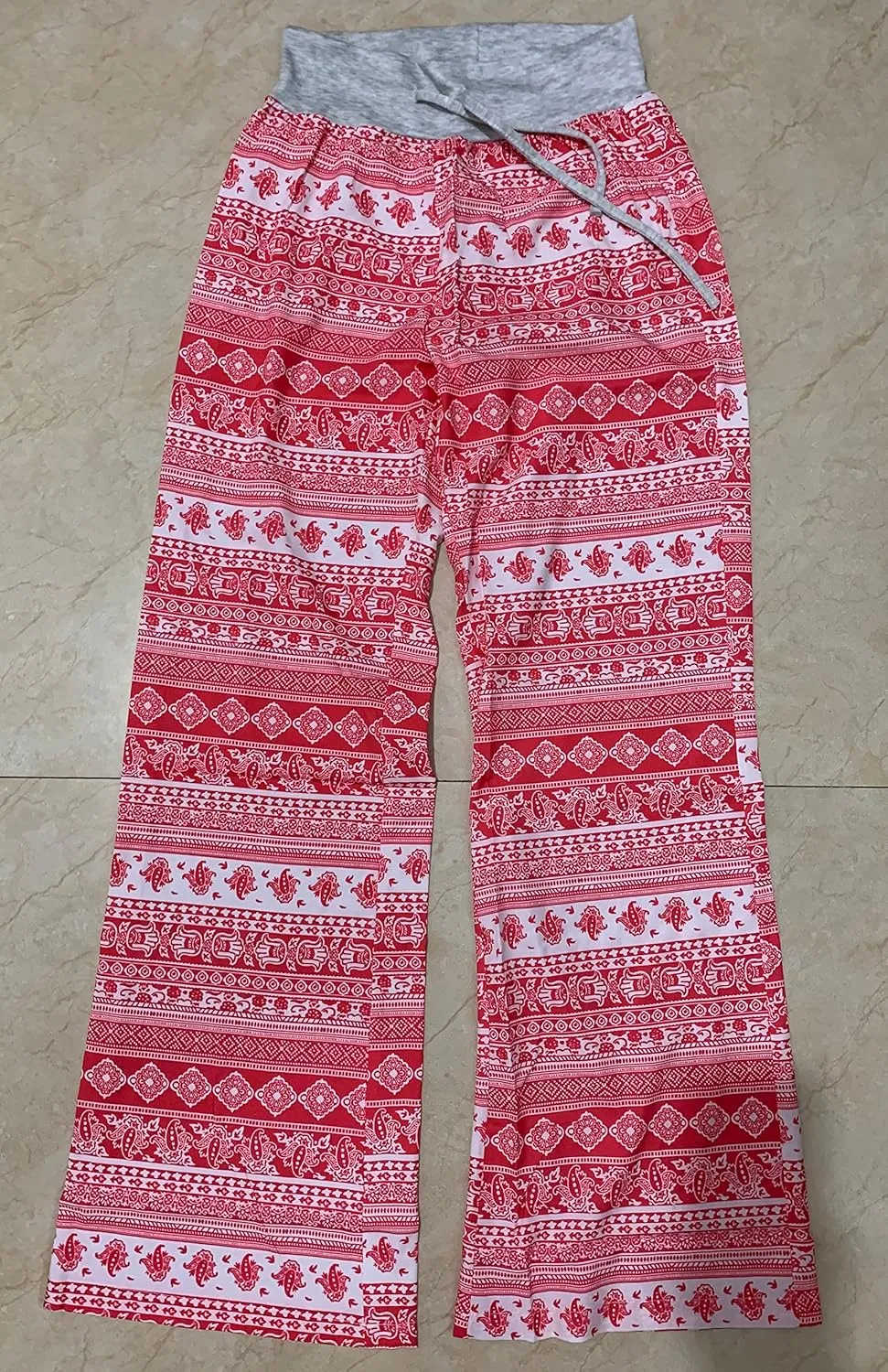 Herose Tall Ladies Soft Flared Leggings Pants Floor Length S-2XL