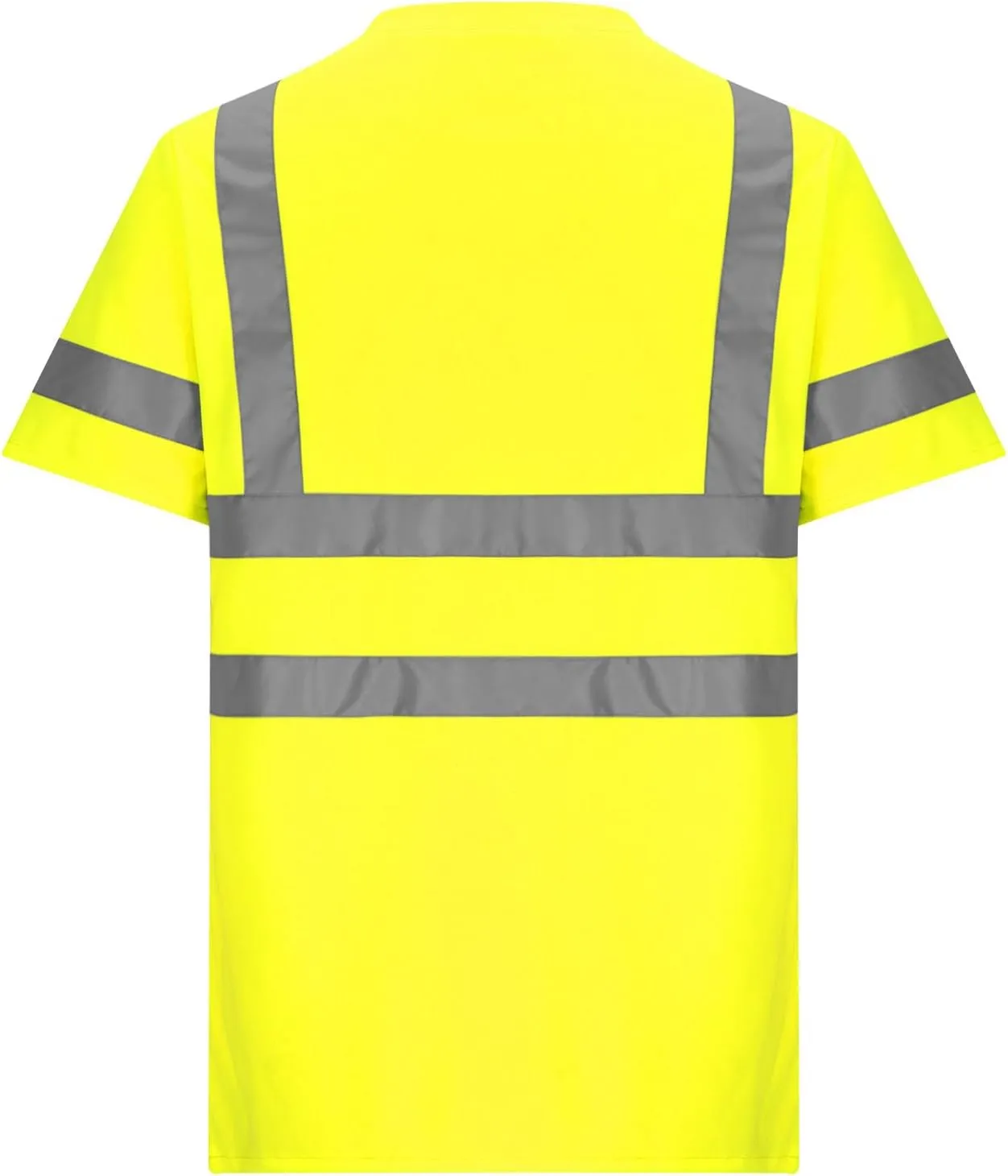 High Vis Shirts for Men Summer Quick Dry Reflective Safety Shirts for Men Hi Visibility Work Shirt for Construction