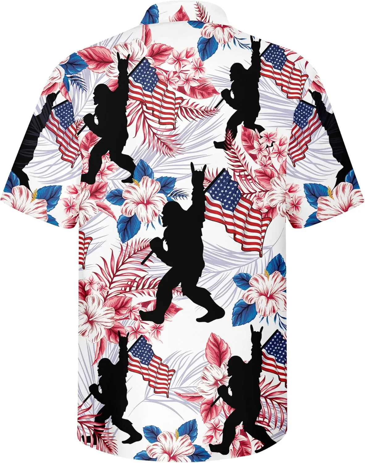 HIVICHI Hawaiian Shirt for Men Funny Summer Beach Aloha Shirts