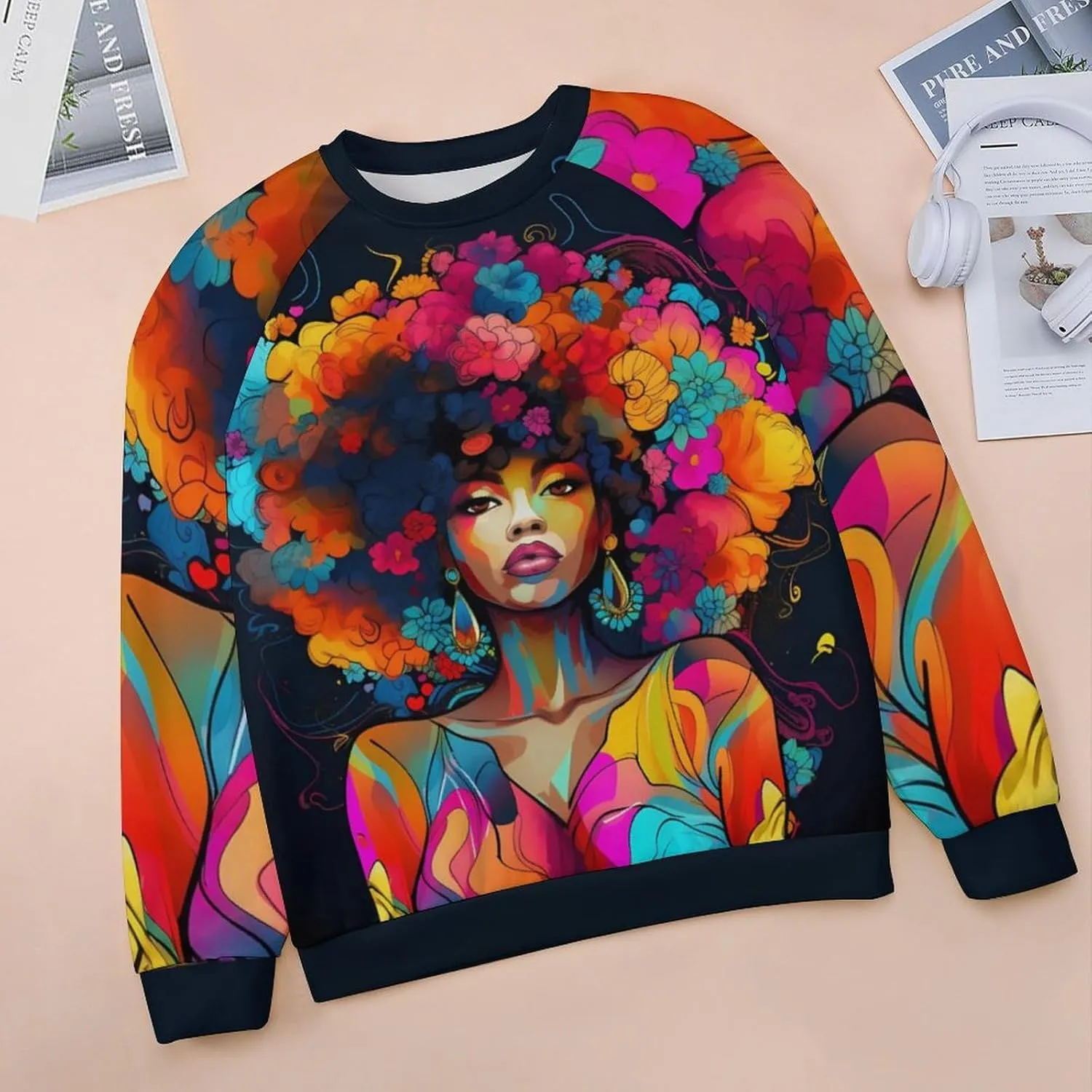 HOTYD Women Aztec Sweatshirt Casaul Fall Long Sleeve Crewneck Cowgirl Shirts Vintage Bull Graphic Pullover Western Tops
