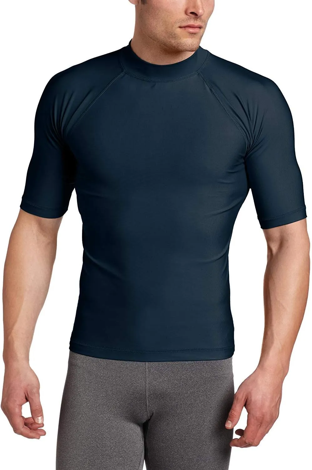 Kanu Surf Fiji Rashguard for Men UPF 50  Sun Protection Swim Shirts Rash Guard for Men