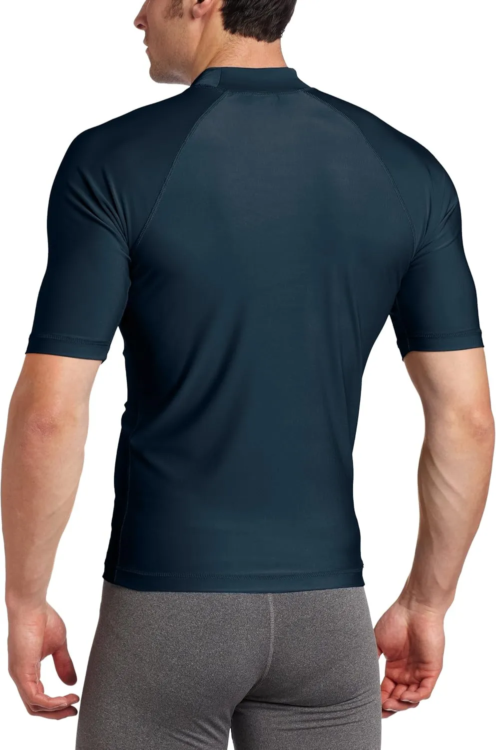 Kanu Surf Fiji Rashguard for Men UPF 50  Sun Protection Swim Shirts Rash Guard for Men