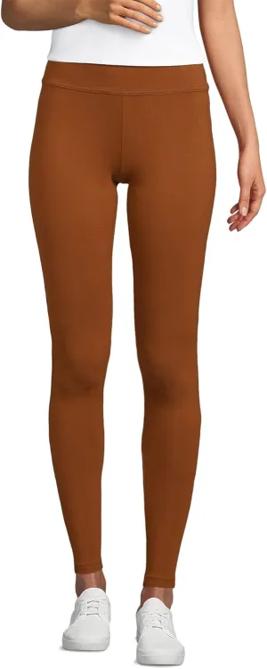 Lands' End Women's Starfish Mid Rise Knit Leggings